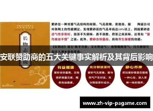 安联赞助商的五大关键事实解析及其背后影响